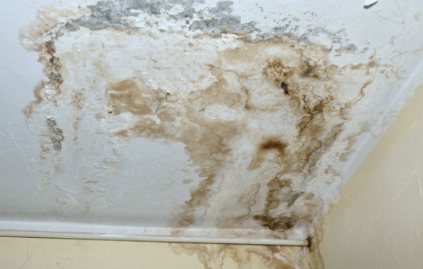 water damage signs